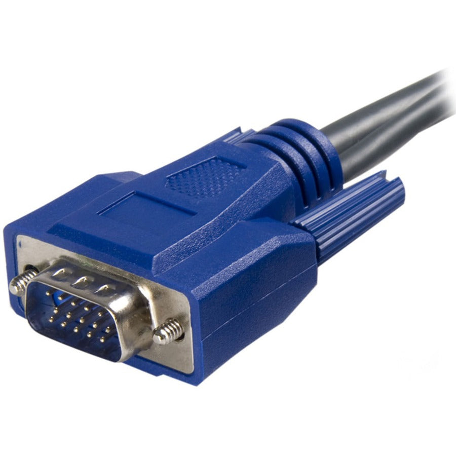 Câble KVM USB VGA 2 en 1 ultra-fin de 3 m de StarTech.com SVUSBVGA10