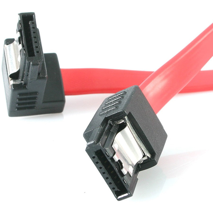 Câble SATA verrouillable vers SATA à angle droit de 45,7 cm StarTech.com LSATA18RA1