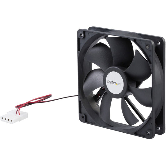 StarTech.com Ventilateur de boîtier d'ordinateur à double roulement à billes 120 x 25 mm avec connecteur LP4 - Kit de ventilateur système - 120 mm FANBOX12