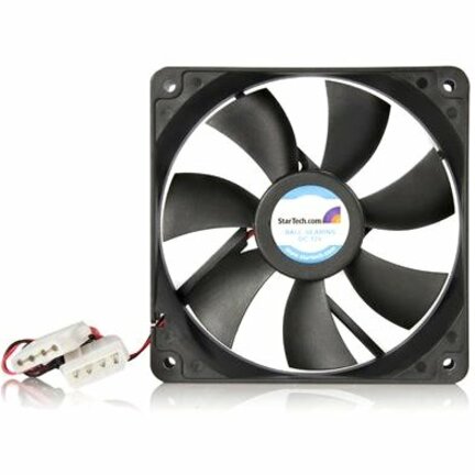 StarTech.com Ventilateur de boîtier d'ordinateur à double roulement à billes 120 x 25 mm avec connecteur LP4 - Kit de ventilateur système - 120 mm FANBOX12