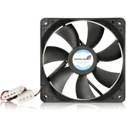 StarTech.com Ventilateur de boîtier d'ordinateur à double roulement à billes 120 x 25 mm avec connecteur LP4 - Kit de ventilateur système - 120 mm FANBOX12