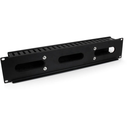 StarTech.com Panneau de gestion des câbles pour rack 2U avec couvercle CMDUCT2U