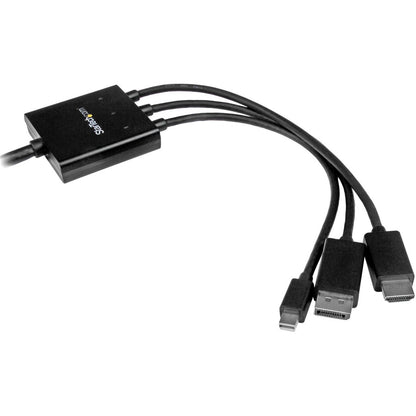 StarTech.com Câble convertisseur HDMI, DisplayPort ou Mini DisplayPort vers HDMI de 2 m - Adaptateur HDMI, DP ou Mini DP vers HDMI DPMDPHD2HD