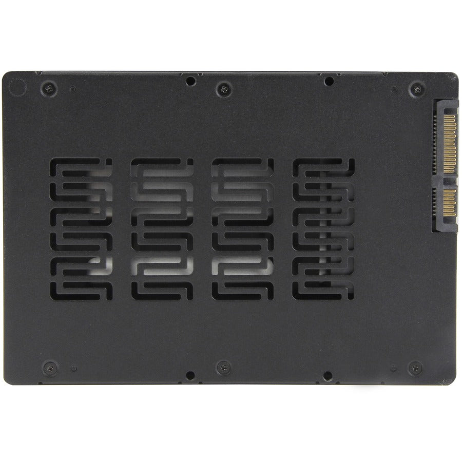StarTech.com Dual-Bay 2.5in to 3.5in SATA Hard Drive Adapter Enclosure with RAID - Supports SATA III & RAID 0, 1, Spanning, JBOD Aluminum 35SAT225S3R