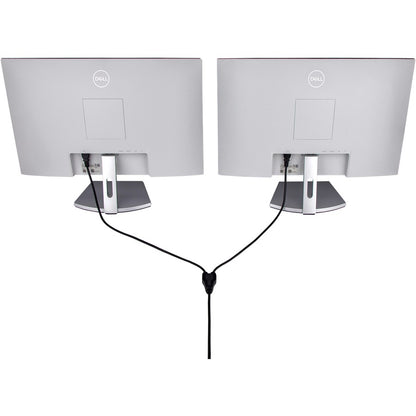 StarTech.com Câble d'alimentation en Y pour ordinateur de 3 m (10 pi), NEMA 5-15P vers C13, 10 A 125 V, 18 AWG, noir Cordon d'alimentation de rechange pour PC, câble d'alimentation pour téléviseur/moniteur PXT101Y10