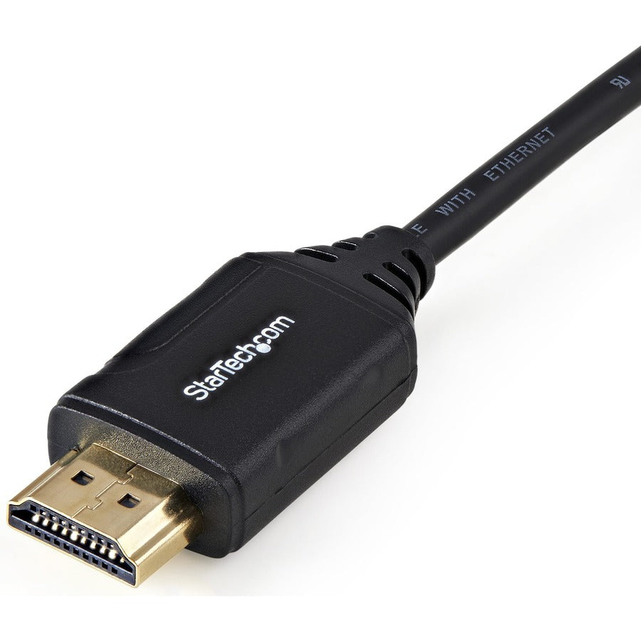 Câble HDMI 2.0 certifié de qualité supérieure StarTech.com de 50 cm avec Ethernet, câble HDMI haute vitesse Ultra HD 4K 60 Hz, cordon d'écran HDMI HDR10 UHD HDMM50CMP