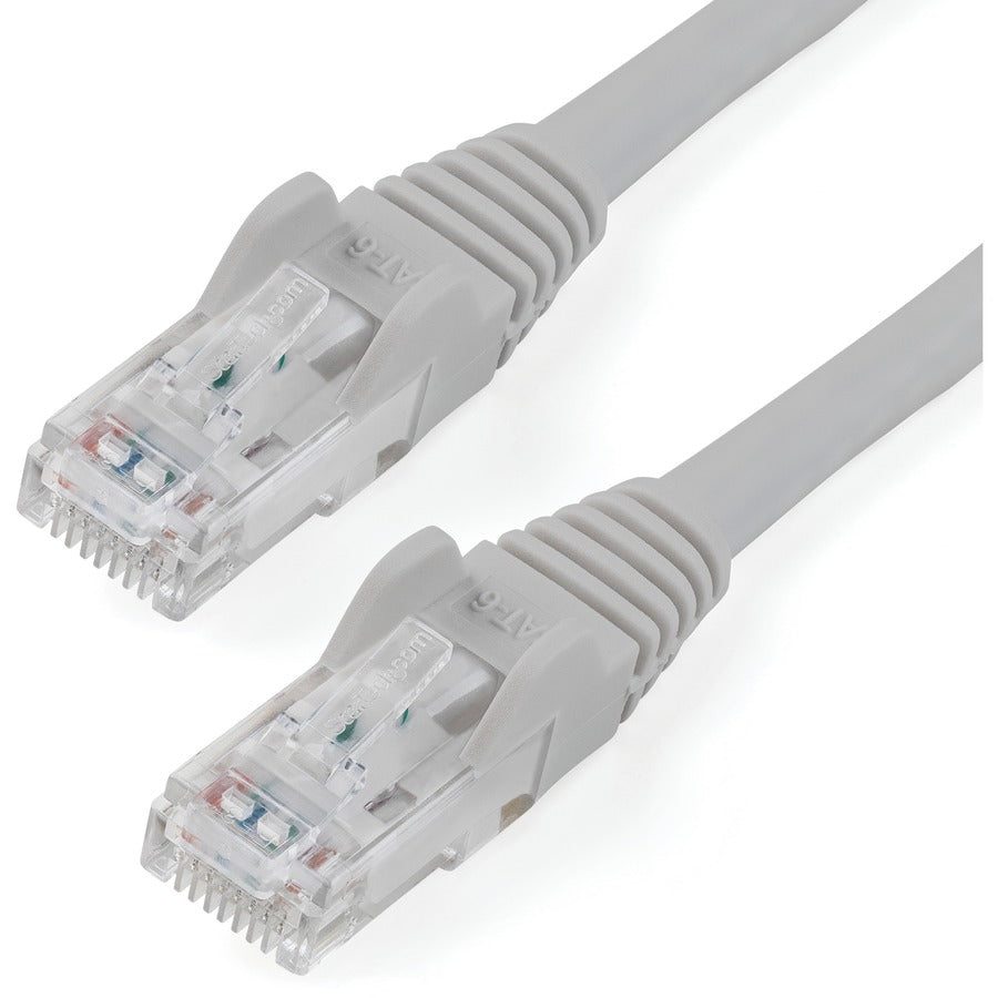 Câble Ethernet CAT6 StarTech.com de 6 m - Gris - Gigabit sans accroc - 100 W PoE UTP 650 MHz - Cordon de raccordement de catégorie 6 - Câblage certifié UL/TIA N6PATCH20GR