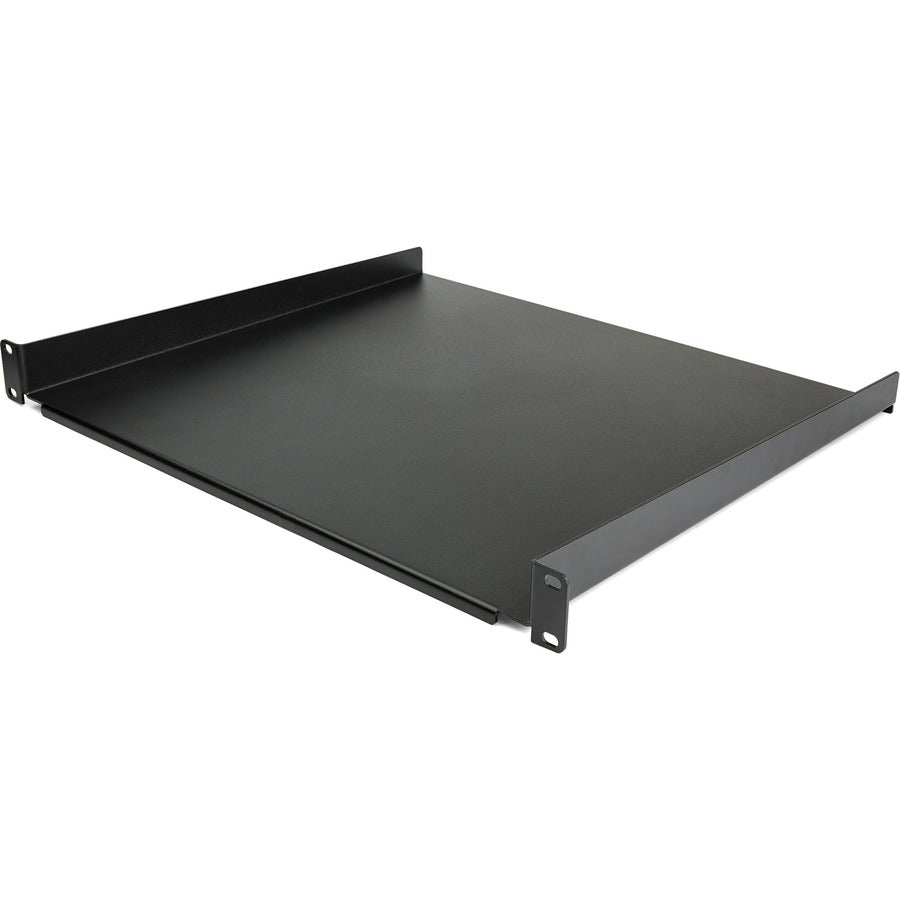 StarTech.com Étagère pour rack de serveur 1U - Plateau de montage en rack en porte-à-faux fixe de 40,6 cm de profondeur pour boîtier de données/AV/réseau de 48,3 cm avec écrous à cage, vis CABSHELF116