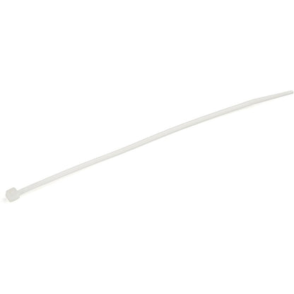 StarTech.com Colliers de serrage de 15 cm, diamètre de 39 mm, résistance à la traction de 18 kg, colliers de serrage autobloquants en nylon, homologués UL, lot de 1 000, blanc CBMZT6NK