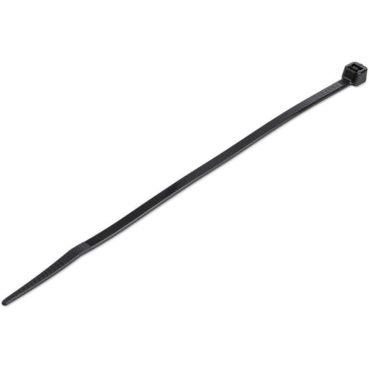 StarTech.com Colliers de serrage de 15 cm, diamètre de 39 mm, résistance à la traction de 18 kg, colliers de serrage autobloquants en nylon, homologués UL, lot de 1 000, noir CBMZT6BK