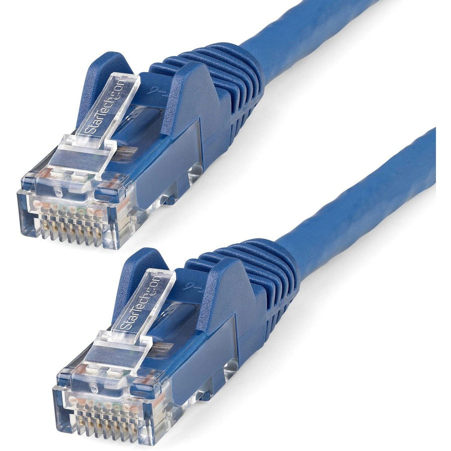 StarTech.com 3m(10ft) CAT6 Ethernet Cable, LSZH (Low Smoke Zero Halogen) 10 GbE Snagless 100W PoE UTP RJ45 Blue Network Patch Cord, ETL N6LPATCH10BL