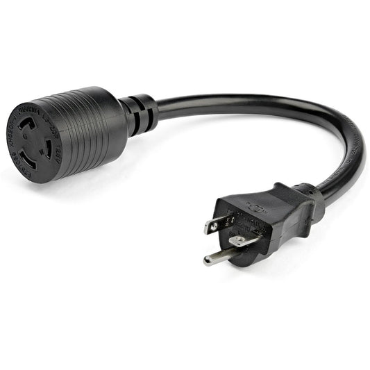 StarTech.com Rallonge électrique robuste de 30 cm, NEMA L5-20R vers NEMA 5-20P, 13 A 125 V, 12 AWG, câble d'alimentation de gros calibre PAC520PLR1