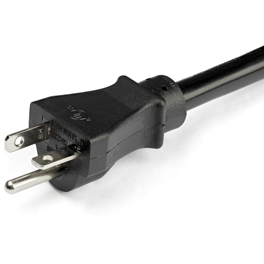 StarTech.com Rallonge électrique robuste de 30 cm, NEMA L5-20R vers NEMA 5-20P, 13 A 125 V, 12 AWG, câble d'alimentation de gros calibre PAC520PLR1