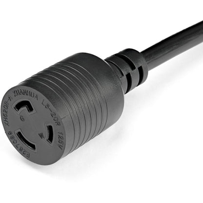 StarTech.com Rallonge électrique robuste de 30 cm, NEMA L5-20R vers NEMA 5-20P, 13 A 125 V, 12 AWG, câble d'alimentation de gros calibre PAC520PLR1