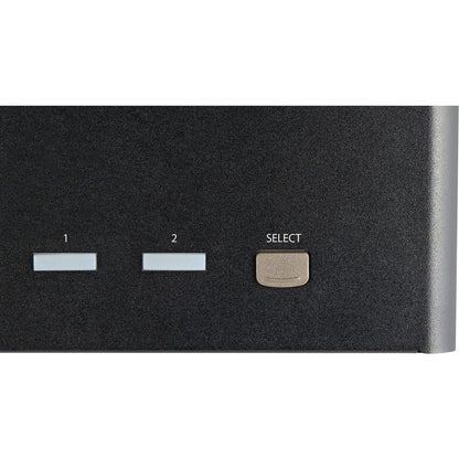 StarTech.com Commutateur KVM DisplayPort à 2 ports pour trois écrans 4K 60 Hz UHD HDR, commutateur KVM DP 1.2, hub USB 3.0 à 2 points, 4 x USB HID, audio, raccourci clavier SV231TDPU34K