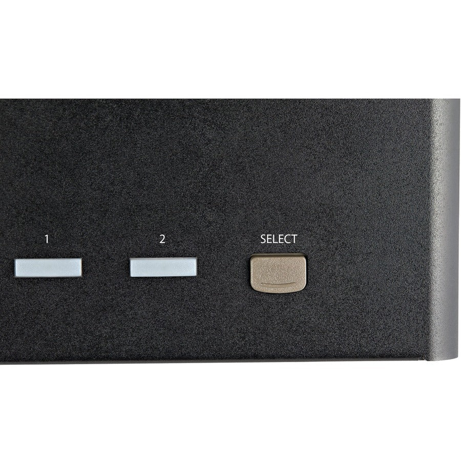 StarTech.com Commutateur KVM DisplayPort à 2 ports pour quatre écrans 4K 60 Hz UHD HDR, commutateur KVM DP 1.2, hub USB 3.0 à 2 ports, 4 x USB HID, audio, raccourci clavier SV231QDPU34K