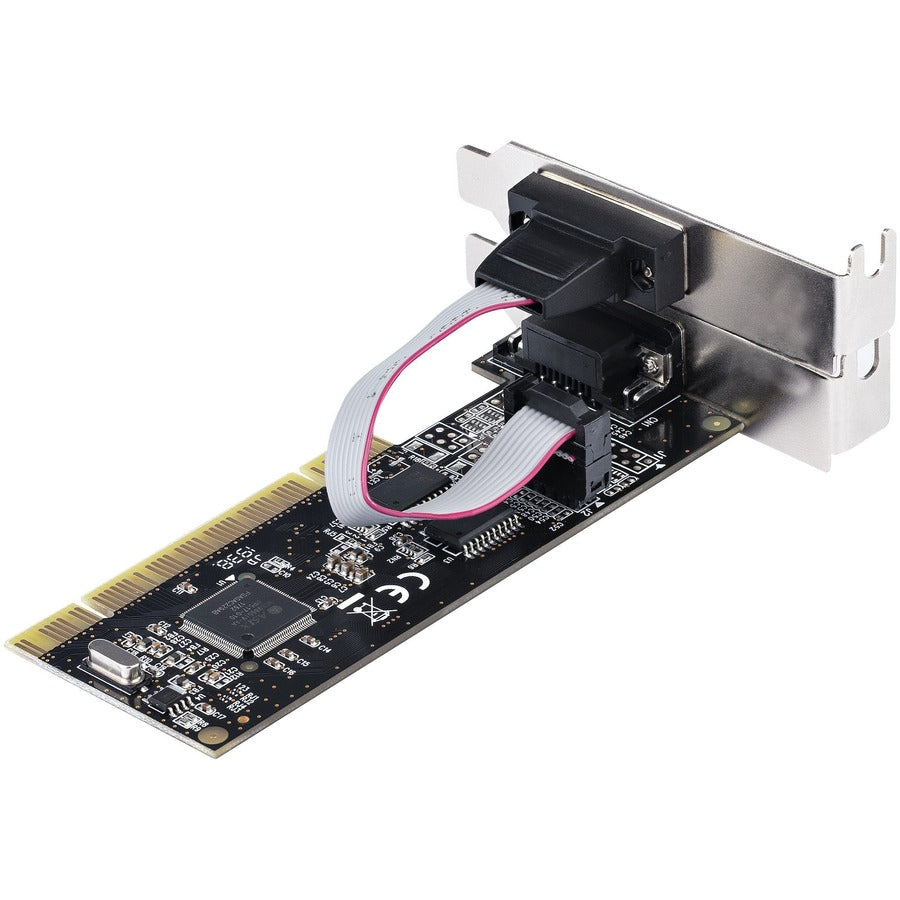 StarTech.com Carte adaptateur série PCI RS232 à 2 ports, double port série DB9, carte d'extension/contrôleur, Windows/Linux, profil standard/bas PCI2S5502