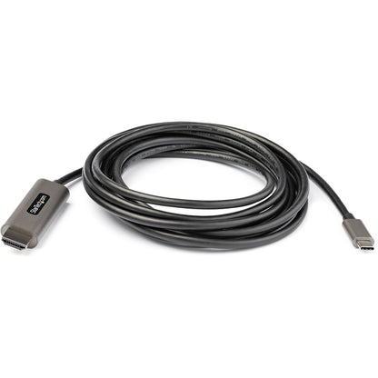 StarTech.com Câble USB C vers HDMI 4K 60 Hz avec HDR10, câble adaptateur vidéo Ultra HD USB Type-C vers HDMI 2.0b de 3 m, DP 1.4 Alt Mode HBR3 CDP2HDMM3MH