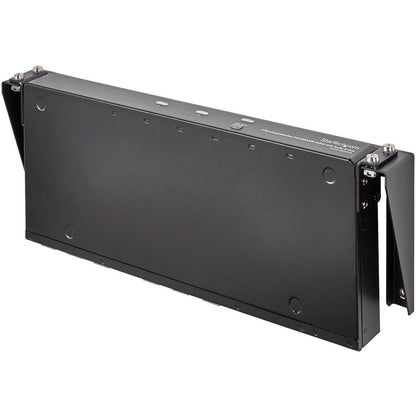 StarTech.com Support mural vertical pour rack 1U 19 pouces, support de montage mural pour panneau de brassage pour équipement AV/IT, rack 1U pour armoire/salle de serveurs RK119WALLV2