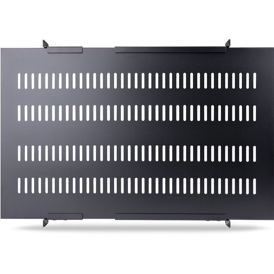 StarTech.com Étagère robuste ventilée à 4 montants 1U à profondeur de montage réglable - 27,5 po de profondeur ADJSHELFHDV2