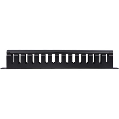 StarTech.com Panneau de gestion des câbles pour rack 2U avec couvercle CMDUCT2U2