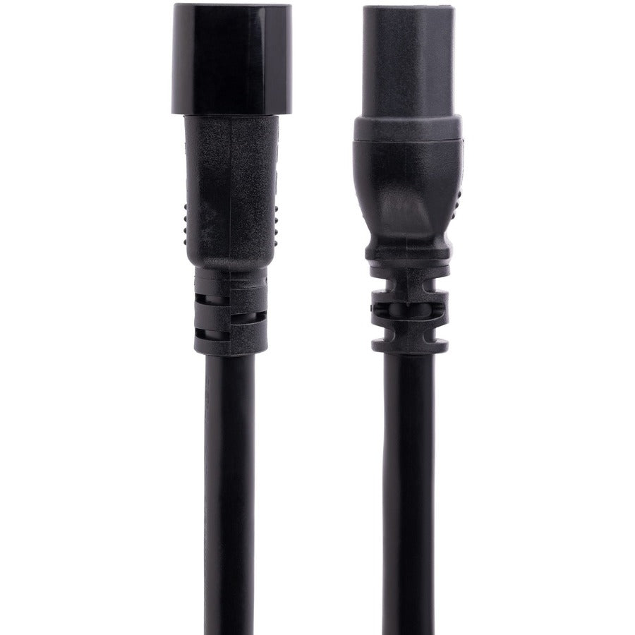 StarTech.com Rallonge robuste de 3 m, câble d'alimentation noir IEC C14 vers IEC C15, 15 A 125 V, 14 AWG, calibre élevé H1415-10F-POWER-CORD