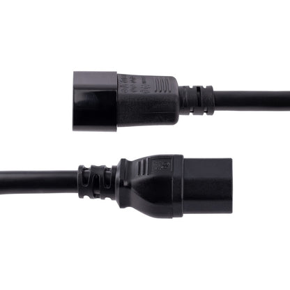 StarTech.com Rallonge robuste de 3 m, câble d'alimentation noir IEC C14 vers IEC C15, 15 A 125 V, 14 AWG, calibre élevé H1415-10F-POWER-CORD
