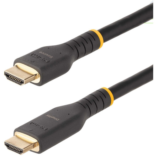 StarTech.com Câble HDMI actif de 10 m (30 pi), HDMI 2.0 4K 60 Hz UHD, cordon HDMI robuste avec fibre aramide, câble HDMI 2.0 haute vitesse ultra-résistant RH2A-10M-HDMI-CABLE