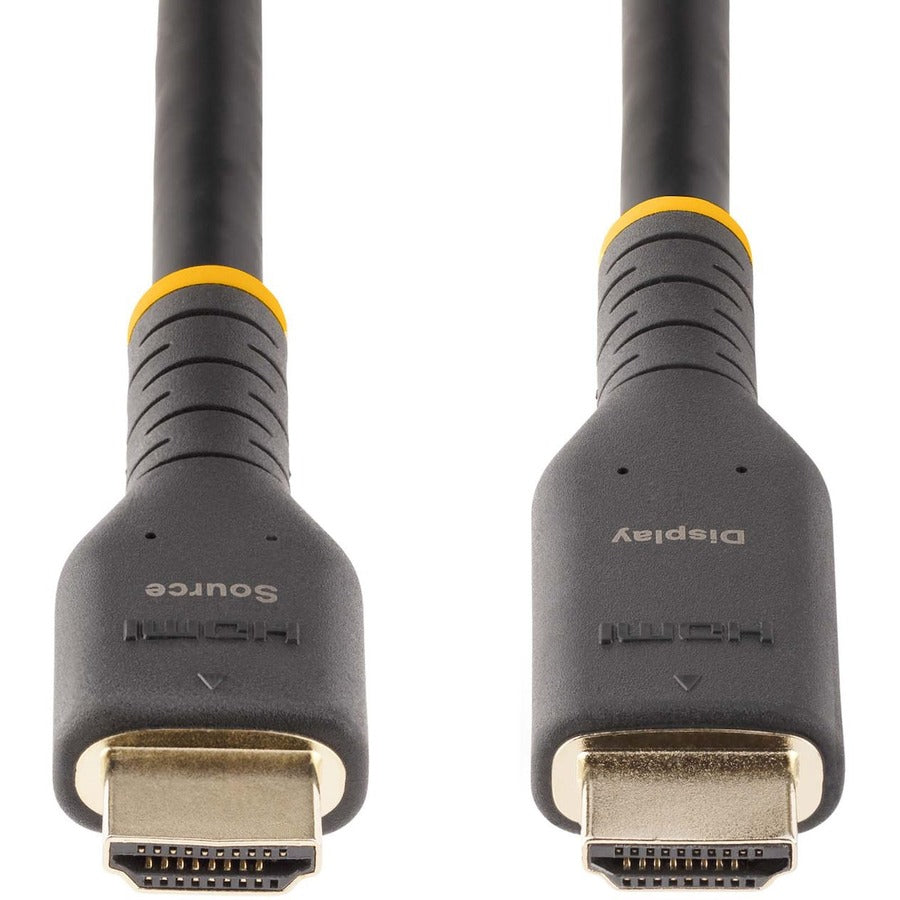 StarTech.com Câble HDMI actif de 10 m (30 pi), HDMI 2.0 4K 60 Hz UHD, cordon HDMI robuste avec fibre aramide, câble HDMI 2.0 haute vitesse ultra-résistant RH2A-10M-HDMI-CABLE