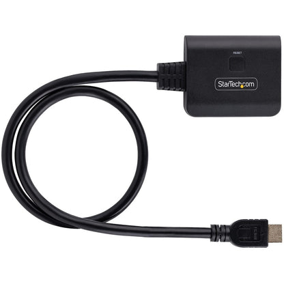 StarTech.com Répartiteur HDMI 2 ports, vidéo HDMI 2.0 4K 60 Hz, répartiteur HDMI 4K 1 entrée 2 sorties, répartiteur d'affichage/sortie HDMI 1x2, HDR/HDCP HDMI-SPLITTER-4K60UP