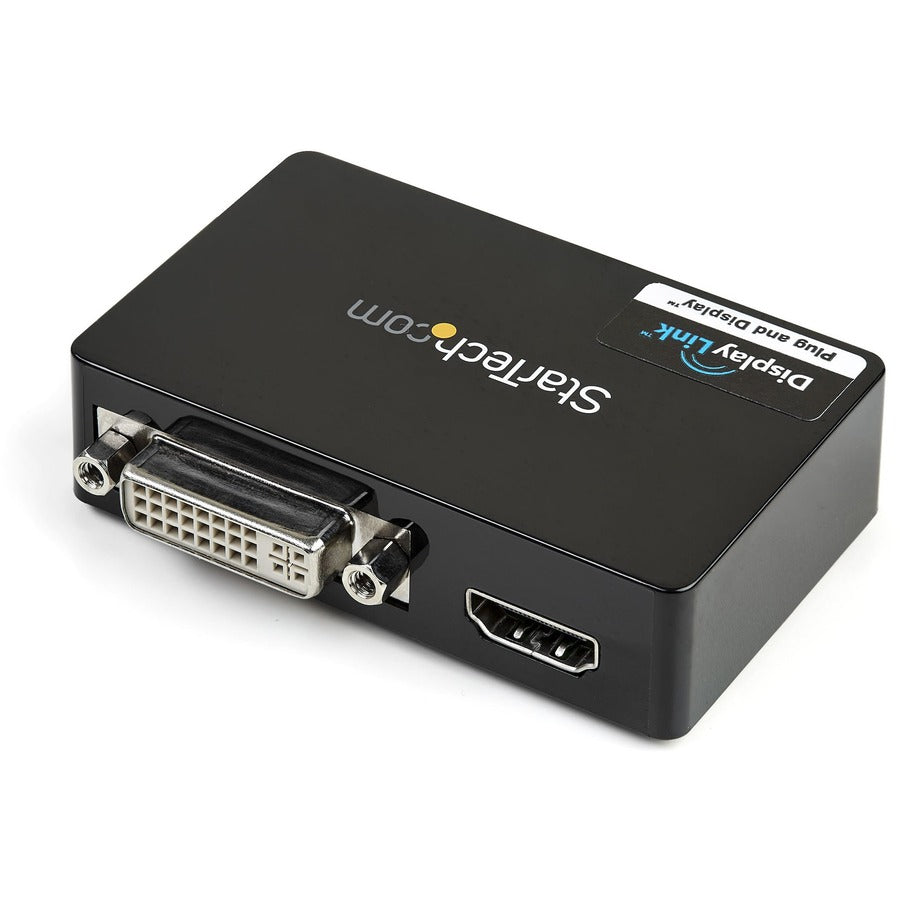 StarTech.com USB 3.0 to HDMI�&reg; and DVI Dual Monitor External Video Card Adapter USB32HDDVII