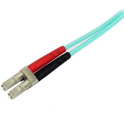 Câble patch à fibre optique LSZH duplex 50/125 multimode 10 Gb Aqua StarTech.com 2 m LC-SC A50FBLCSC2