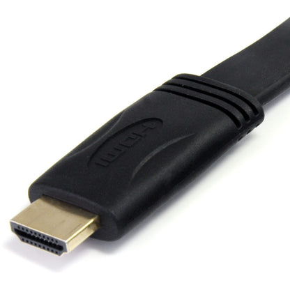 Câble HDMI plat haute vitesse StarTech.com de 7,6 m avec Ethernet - Câble HDMI Ultra HD 4K x 2K - HDMI vers HDMI M/M HDMIMM25FL