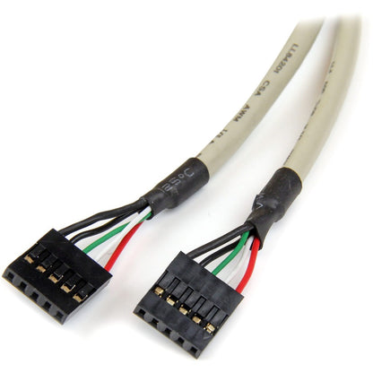 Adaptateur de plaque d'emplacement à profil bas pour 2 ports USB A femelle StarTech.com USBPLATELP