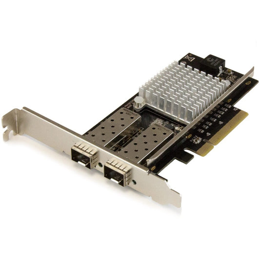 StarTech.com Carte réseau 10G - 2 connecteurs fibre optique LC multimode SFP+ 10G ouverts - Puce Intel 82599 - Carte Gigabit Ethernet PEX20000SFPI