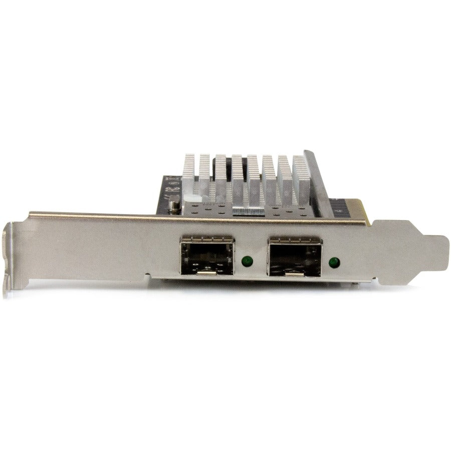 StarTech.com Carte réseau 10G - 2 connecteurs fibre optique LC multimode SFP+ 10G ouverts - Puce Intel 82599 - Carte Gigabit Ethernet PEX20000SFPI