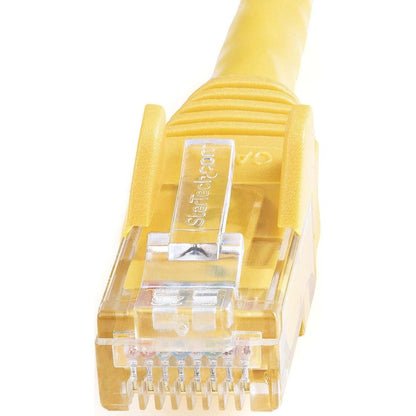 Câble Ethernet CAT6 StarTech.com de 9,1 m - Jaune - Gigabit sans accroc - 100 W PoE UTP 650 MHz - Cordon de raccordement catégorie 6 - Câblage certifié UL/TIA N6PATCH30YL