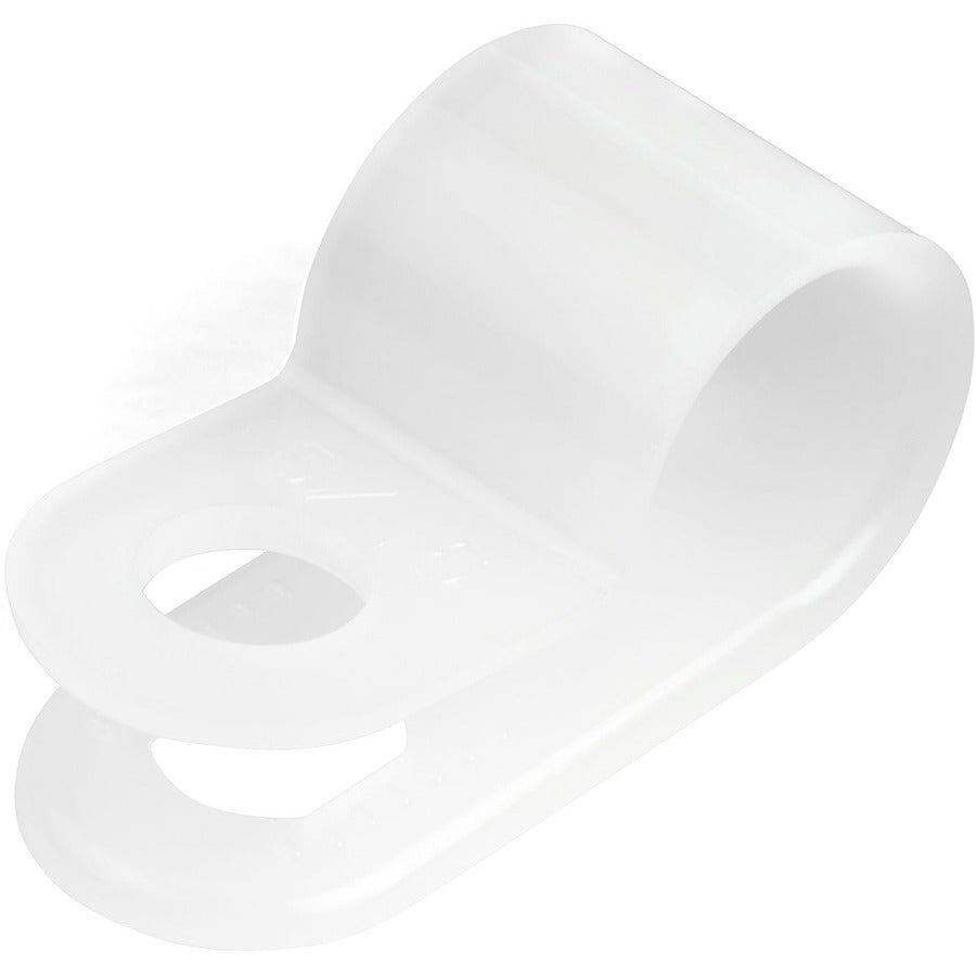 StarTech.com Lot de 100 serre-câbles à vis - Attache/support de fil - Clips en nylon réutilisables à visser de type R - Homologué UL/94V-2 - Grand modèle CBMSDCC3
