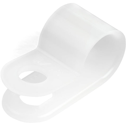StarTech.com Lot de 100 serre-câbles à vis - Attache/support de fil - Clips en nylon réutilisables à visser de type R - Homologué UL/94V-2 - Grand modèle CBMSDCC3