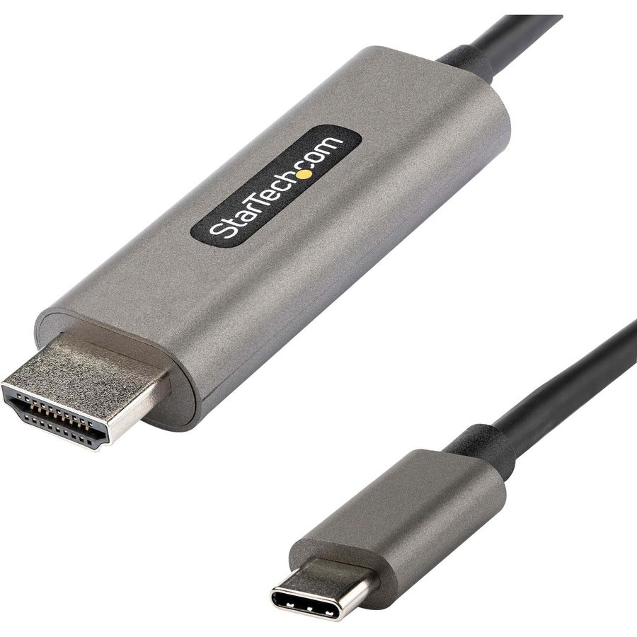 StarTech.com Câble USB C vers HDMI 4K 60 Hz avec HDR10, câble adaptateur vidéo Ultra HD USB Type-C vers HDMI 2.0b de 4 m, DP 1.4 Alt Mode HBR3 CDP2HDMM4MH