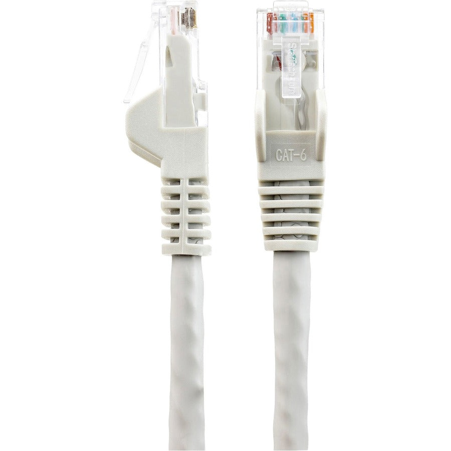 Câble Ethernet CAT6 StarTech.com de 9 m, LSZH (faible émission de fumée et zéro halogène) 10 GbE anti-accroc 100 W PoE UTP RJ45, cordon de raccordement réseau gris, ETL N6LPATCH30GR