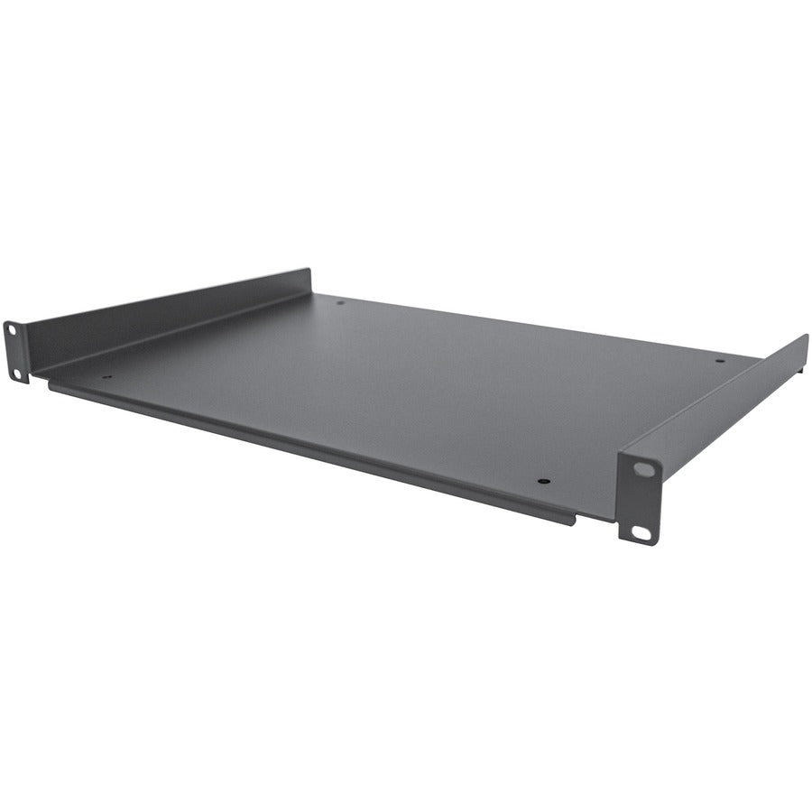 StarTech.com Étagère pour rack de serveur 1U - Plateau de montage en rack cantilever fixe de 30,5 cm de profondeur pour boîtier de données/audiovisuel/réseau de 48,3 cm avec écrous à cage et vis SHELF-1U-12-FIXED-S