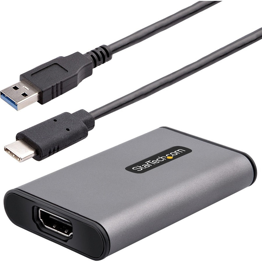 StarTech.com USB 3.0 HDMI Video Capture Device, 4K Video External USB Capture Card/Adapter, UVC Screen Recorder, works w/USB-A, USB-C, TB3 4K30-HDMI-CAPTURE