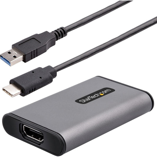 StarTech.com USB 3.0 HDMI Video Capture Device, 4K Video External USB Capture Card/Adapter, UVC Screen Recorder, works w/USB-A, USB-C, TB3 4K30-HDMI-CAPTURE