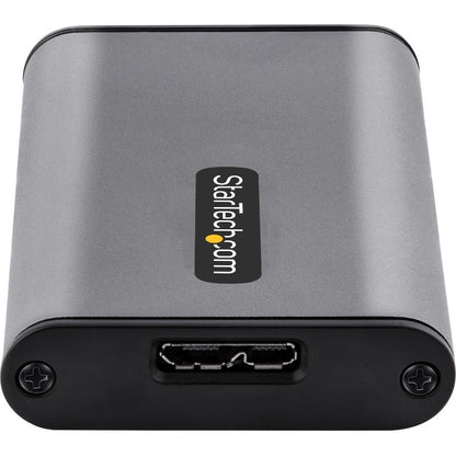 StarTech.com USB 3.0 HDMI Video Capture Device, 4K Video External USB Capture Card/Adapter, UVC Screen Recorder, works w/USB-A, USB-C, TB3 4K30-HDMI-CAPTURE