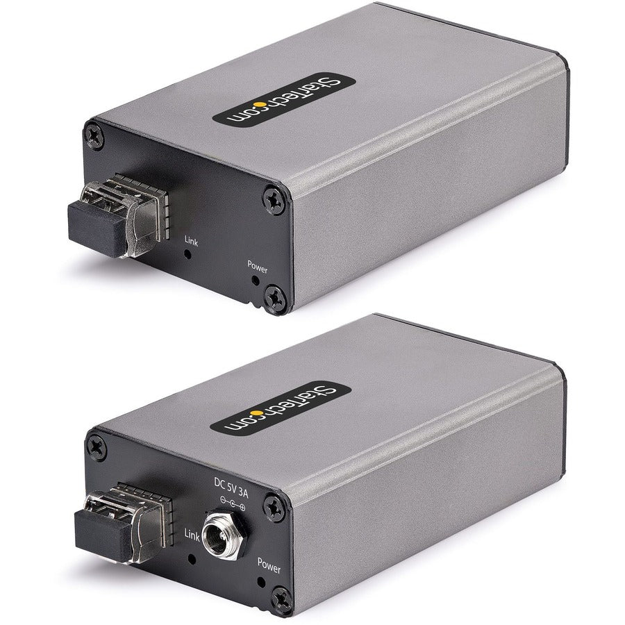 StarTech.com Extendeur USB 3.0 à 2 ports sur fibre multimode OM3, LC/LC, 2 hubs USB-A 5 Gbit/s, 350 m (1 150 pi), extension de fibre optique USB durable F35023-USB-EXTENDER