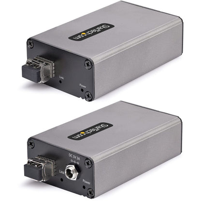StarTech.com Extendeur USB 3.0 à 2 ports sur fibre multimode OM3, LC/LC, 2 hubs USB-A 5 Gbit/s, 350 m (1 150 pi), extension de fibre optique USB durable F35023-USB-EXTENDER