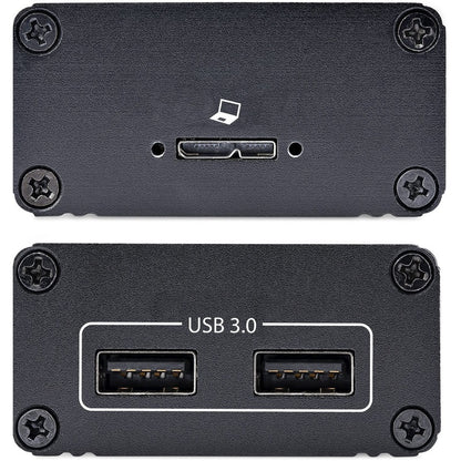 StarTech.com Extendeur USB 3.0 à 2 ports sur fibre multimode OM3, LC/LC, 2 hubs USB-A 5 Gbit/s, 350 m (1 150 pi), extension de fibre optique USB durable F35023-USB-EXTENDER