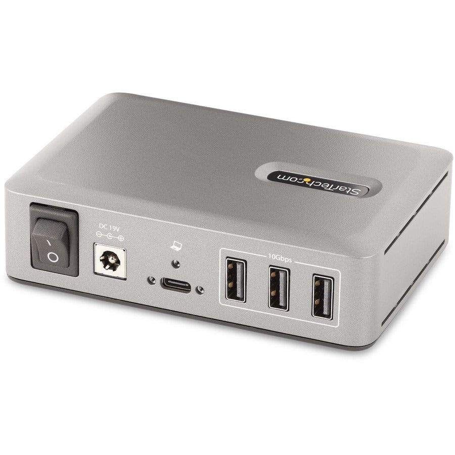 StarTech.com Hub USB-C 10 ports, 8 x USB-A + 2 x USB-C, auto-alimenté avec alimentation 65 W, USB 3.1 10 Gbit/s Hub USB pour ordinateur de bureau/portable avec charge 10G8A2CS-USB-C-HUB