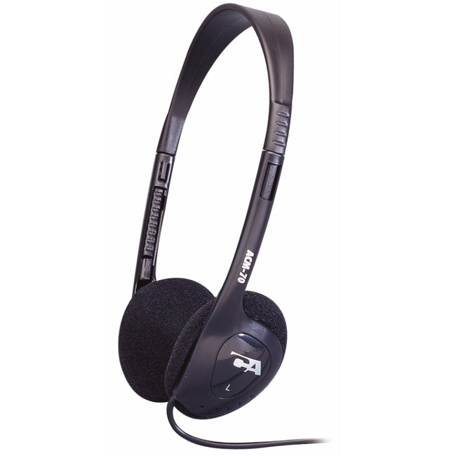Casque stéréo léger pour PC/audio Cyber ​​Acoustics ACM-70b ACM-70B